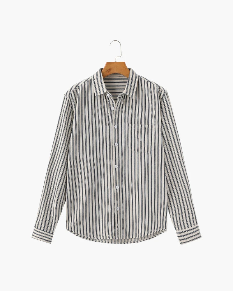 Alexander Striped Shirt – Premium Cotton Striped