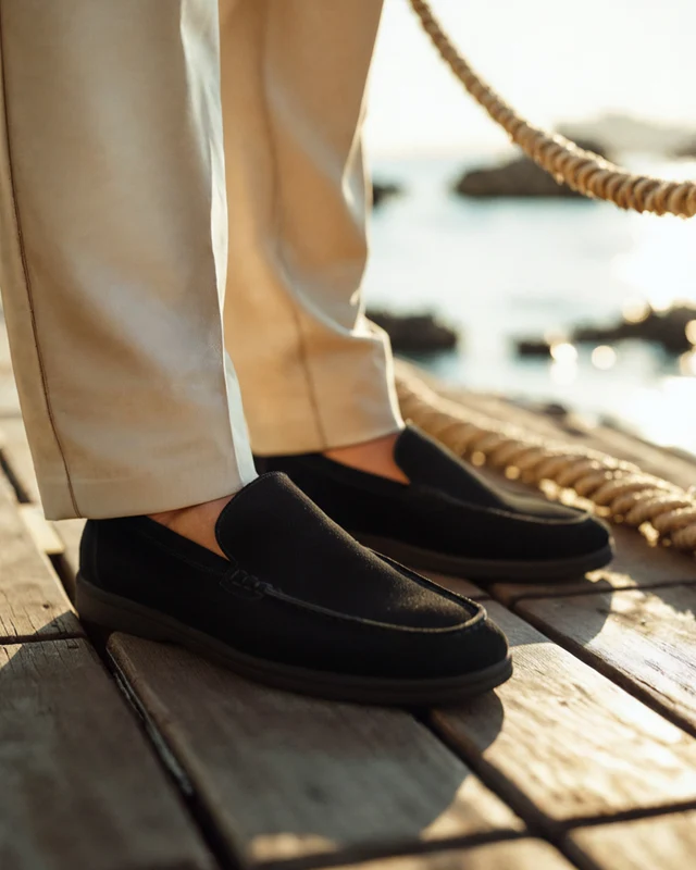 Napoli Suede Loafers – Modern Classic Style