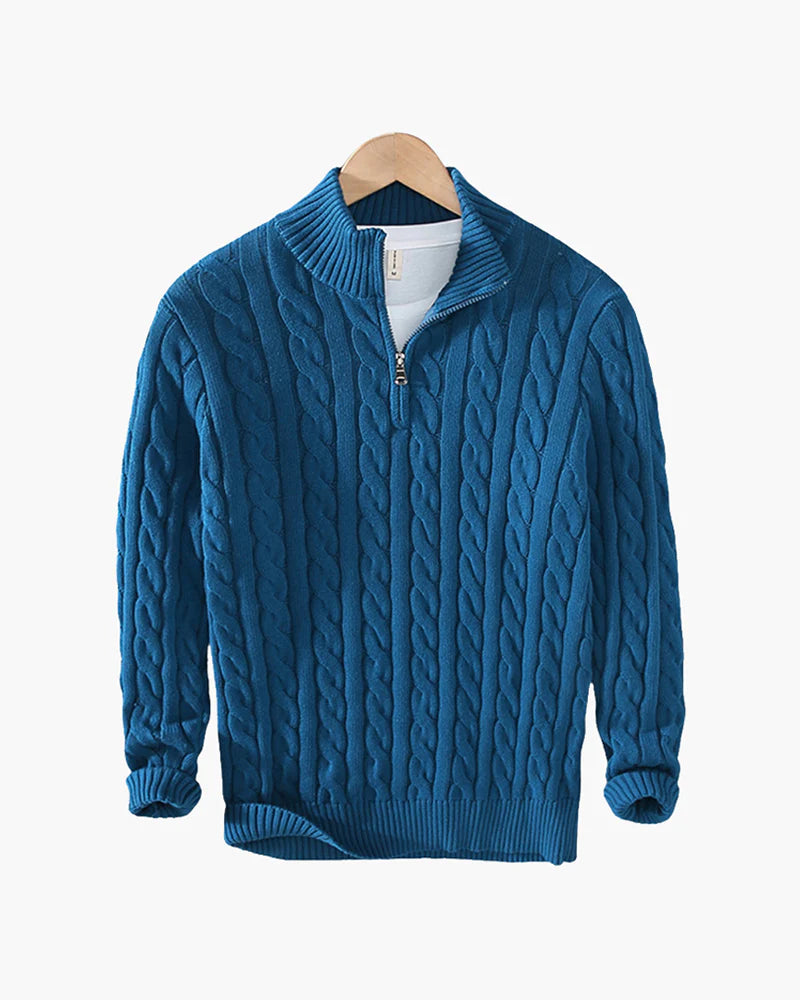 Maximus Half Zip Sweater – Cotton Luxury