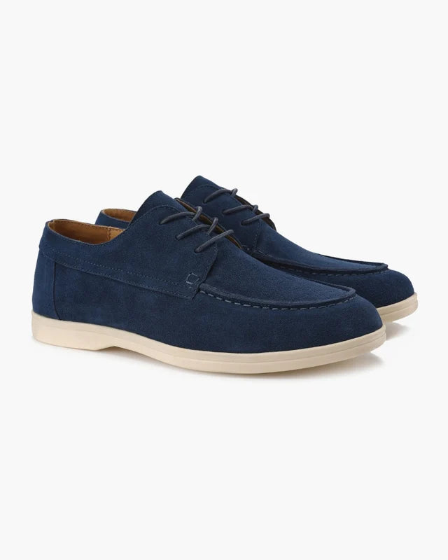 Florence Suede Derbies – Classic Laced Design