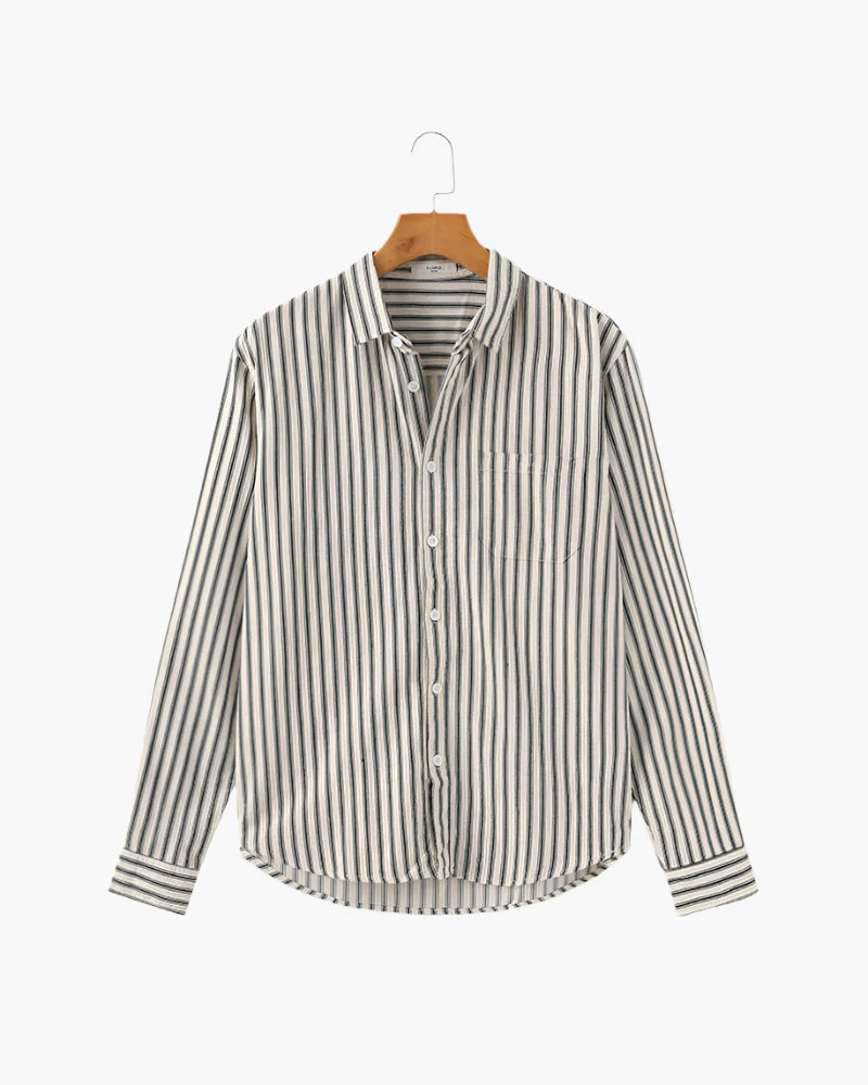 Alexander Striped Shirt – Premium Cotton Striped