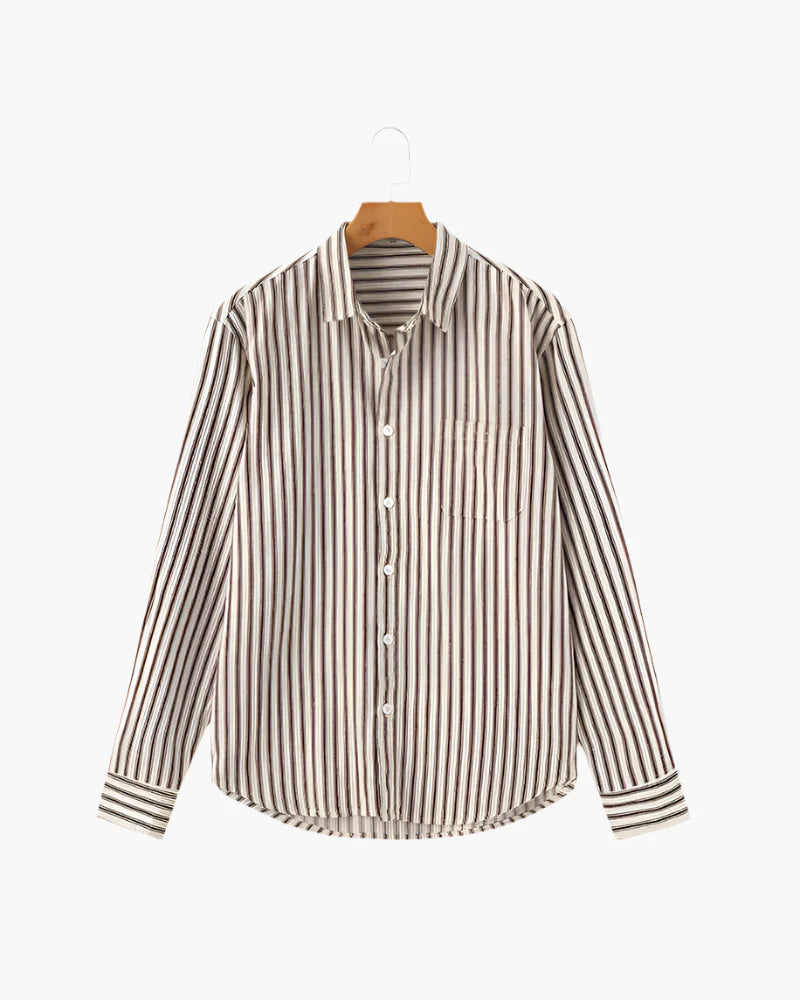 Alexander Striped Shirt – Premium Cotton Striped