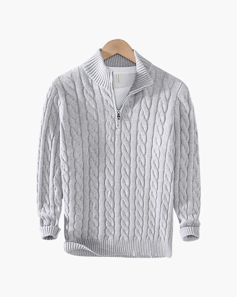 Maximus Half Zip Sweater – Cotton Luxury