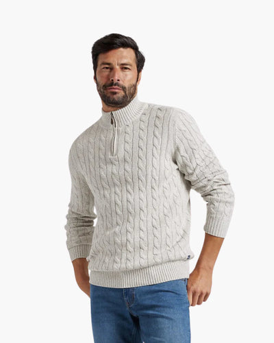 Maximus Half Zip Sweater – Cotton Luxury
