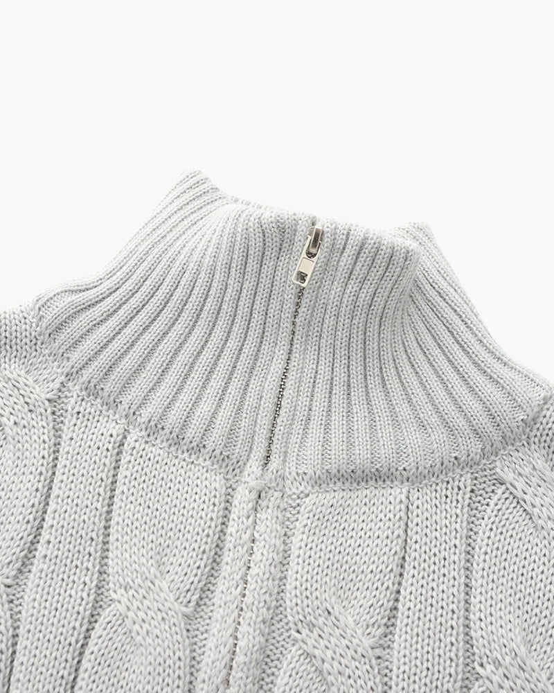 Maximus Half Zip Sweater – Cotton Luxury