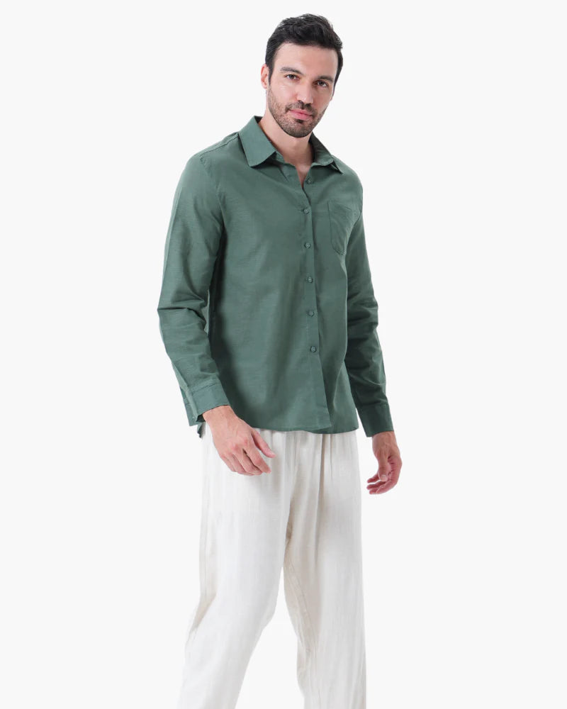Aurelé Linen Set – Shirt & Trousers Combo