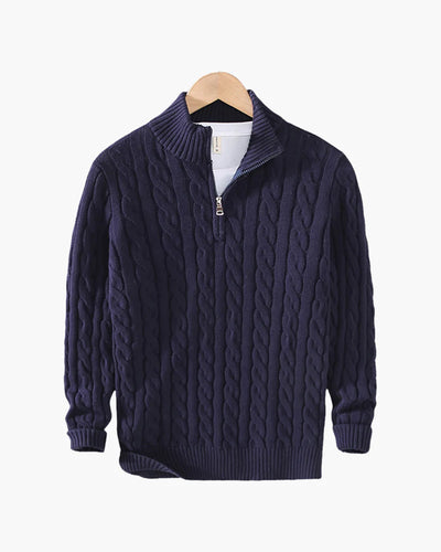 Maximus Half Zip Sweater – Cotton Luxury