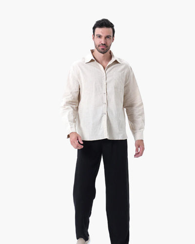 Aurelé Linen Set – Shirt & Trousers Combo