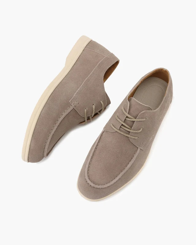 Florence Suede Derbies – Classic Laced Design