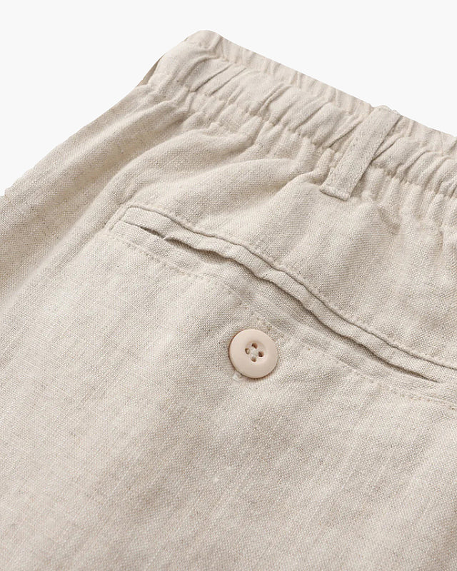 Capri Linen Shorts – Relaxed Fit Elegance