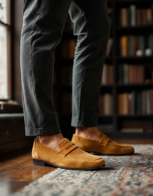 Monaco Suede Loafers – Refined Everyday Style