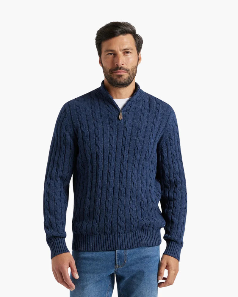 Maximus Half Zip Sweater – Cotton Luxury