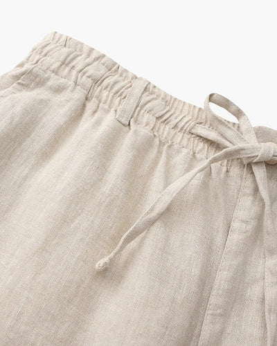 Capri Linen Shorts – Relaxed Fit Elegance