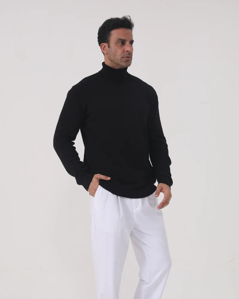 Chamonix Wool Turtleneck – Luxury Knit Comfort