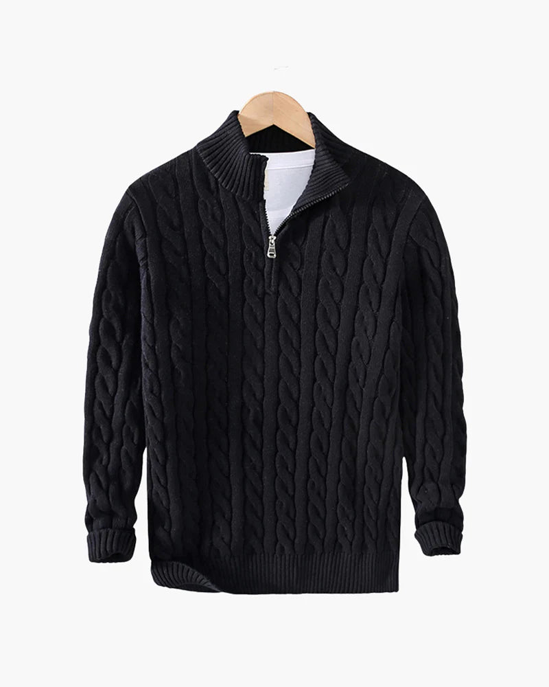 Maximus Half Zip Sweater – Cotton Luxury
